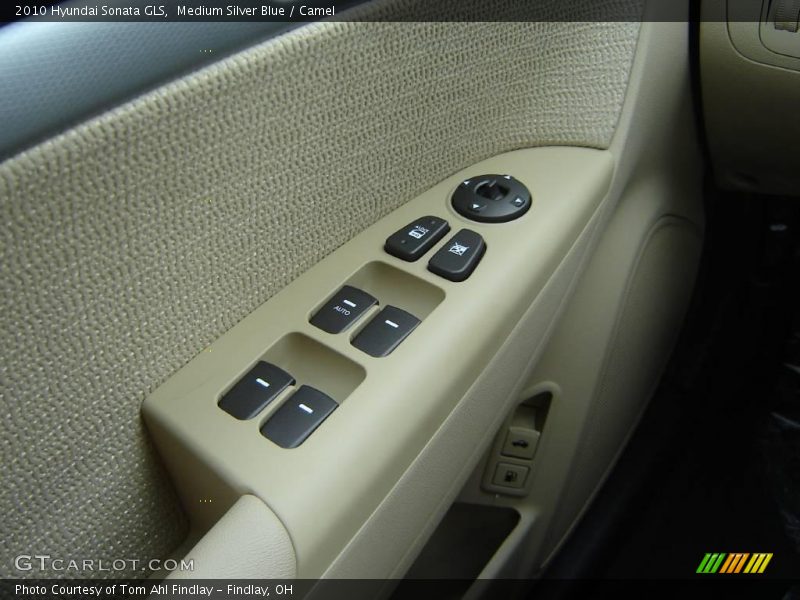Medium Silver Blue / Camel 2010 Hyundai Sonata GLS