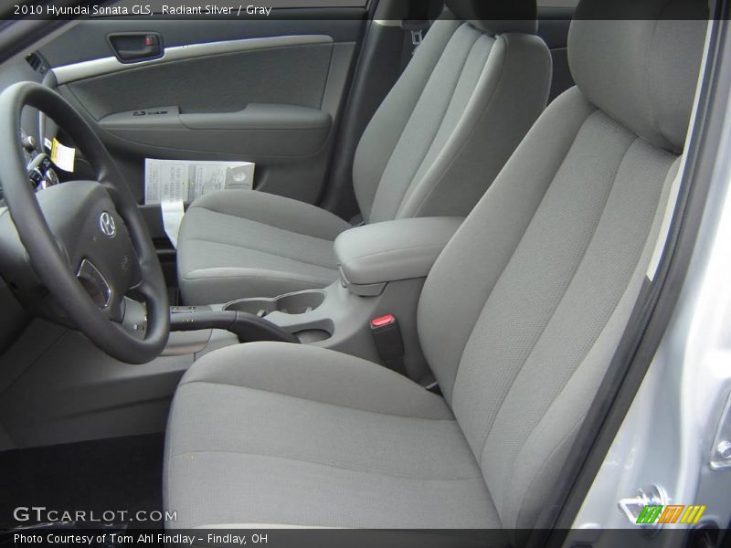 Radiant Silver / Gray 2010 Hyundai Sonata GLS