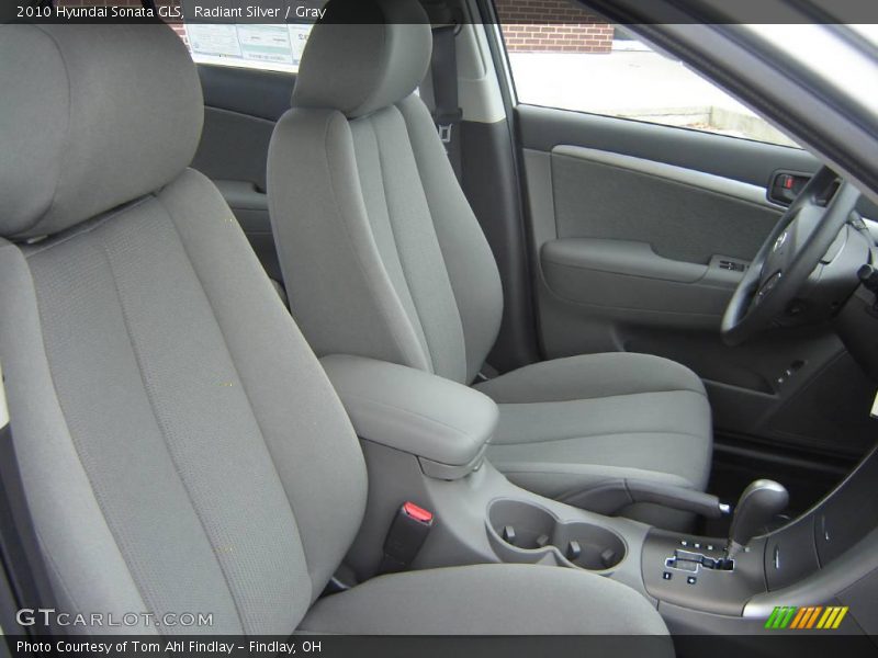 Radiant Silver / Gray 2010 Hyundai Sonata GLS
