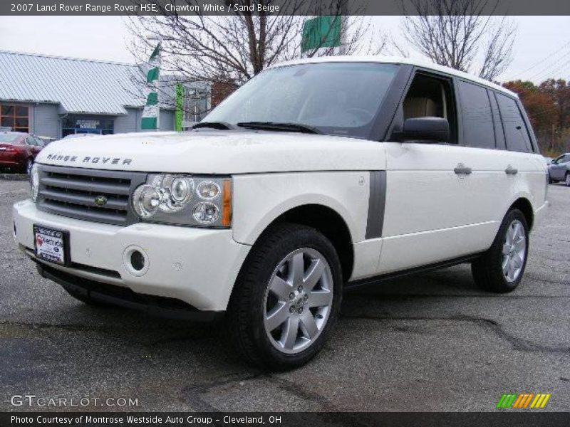 Chawton White / Sand Beige 2007 Land Rover Range Rover HSE