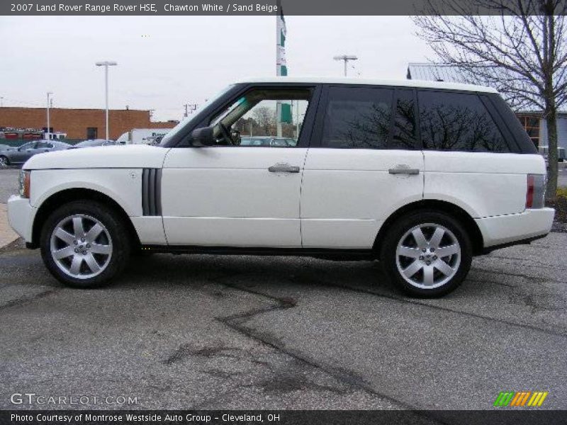 Chawton White / Sand Beige 2007 Land Rover Range Rover HSE