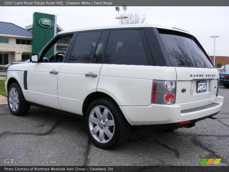 Chawton White / Sand Beige 2007 Land Rover Range Rover HSE