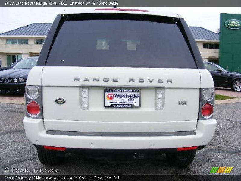 Chawton White / Sand Beige 2007 Land Rover Range Rover HSE