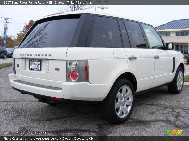 Chawton White / Sand Beige 2007 Land Rover Range Rover HSE
