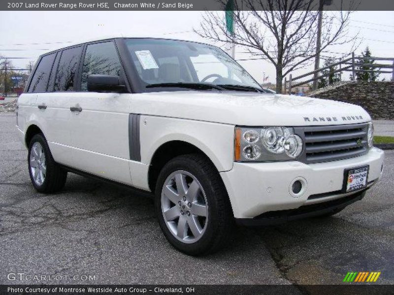 Chawton White / Sand Beige 2007 Land Rover Range Rover HSE
