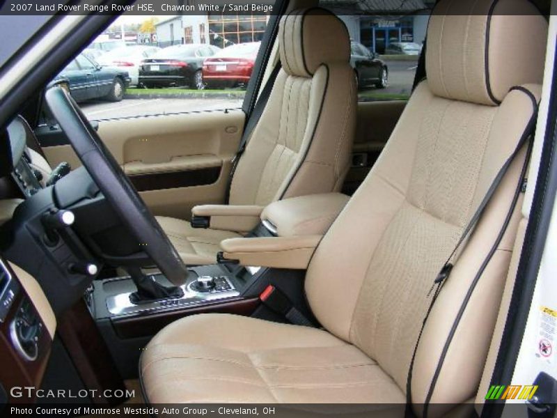 Chawton White / Sand Beige 2007 Land Rover Range Rover HSE