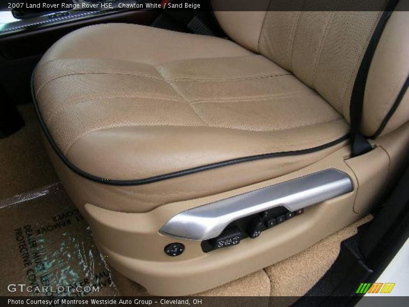 Chawton White / Sand Beige 2007 Land Rover Range Rover HSE