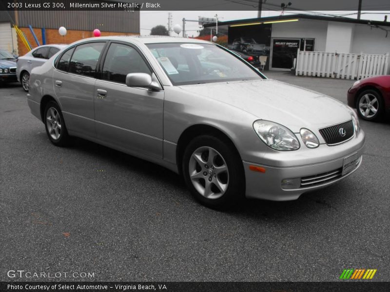 Millennium Silver Metallic / Black 2003 Lexus GS 300