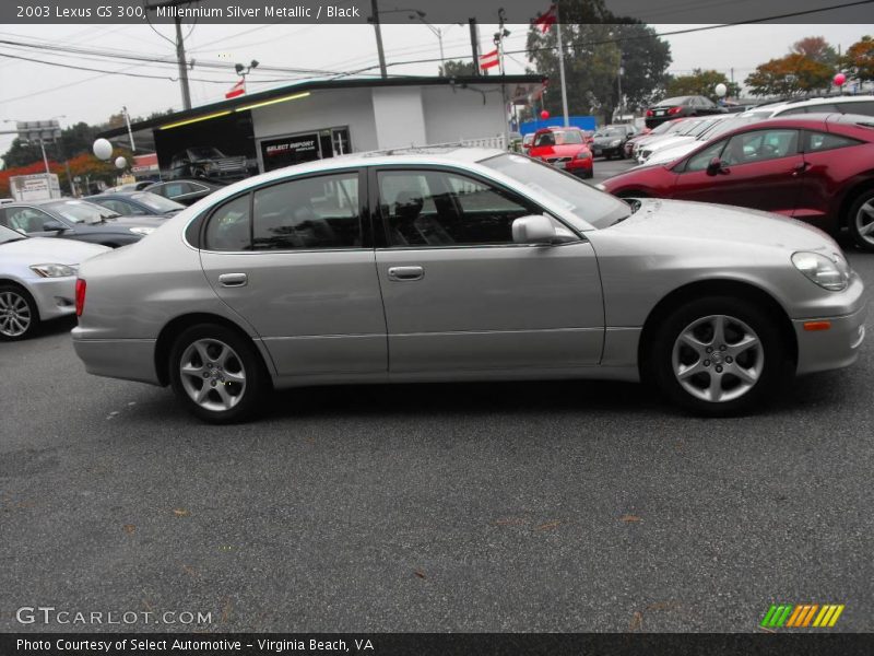 Millennium Silver Metallic / Black 2003 Lexus GS 300