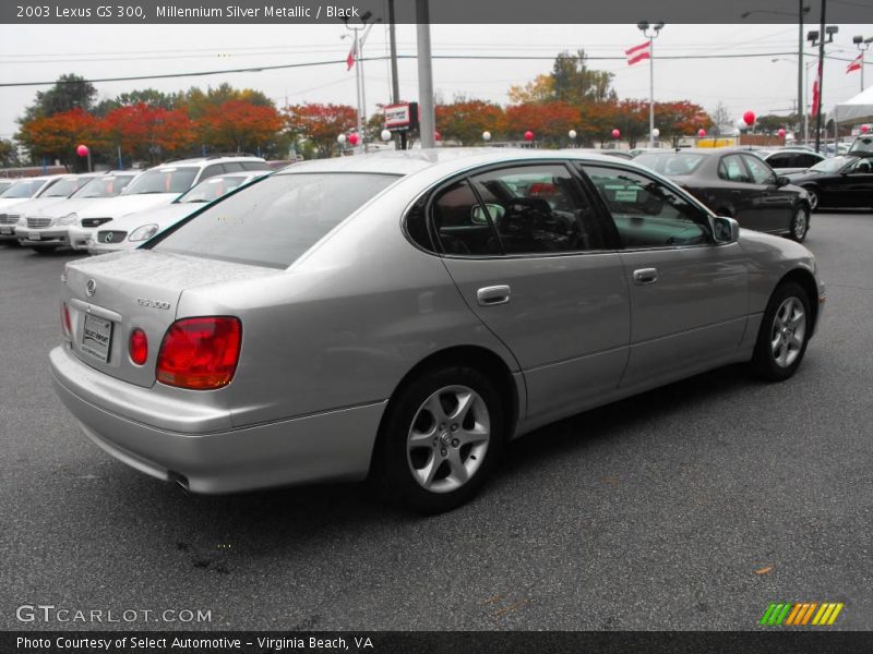 Millennium Silver Metallic / Black 2003 Lexus GS 300