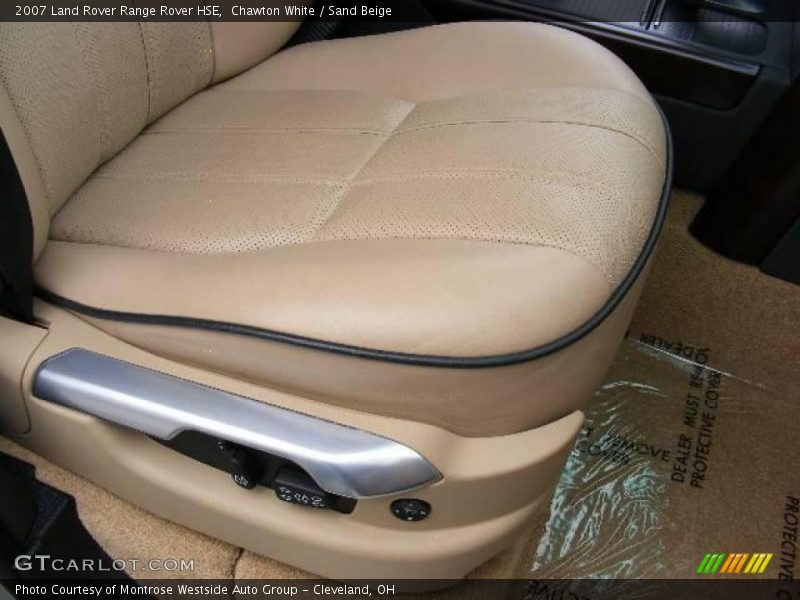 Chawton White / Sand Beige 2007 Land Rover Range Rover HSE