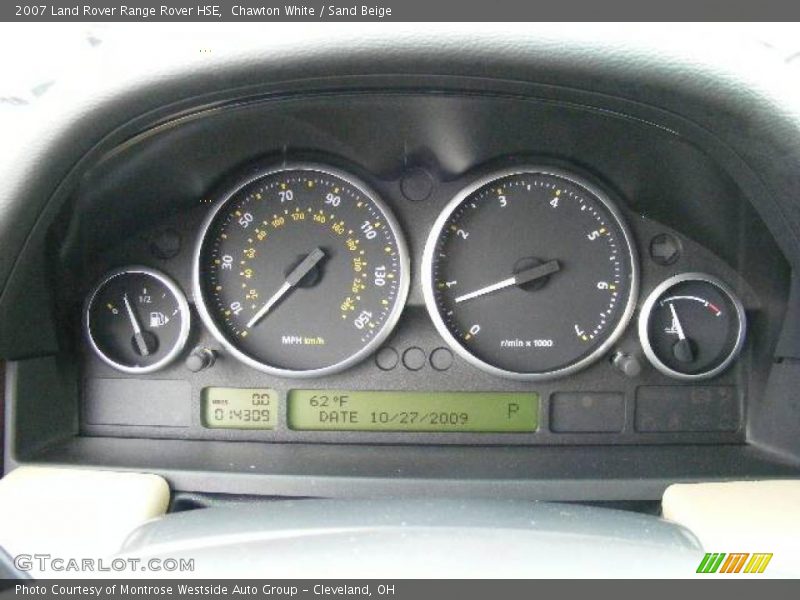 Chawton White / Sand Beige 2007 Land Rover Range Rover HSE