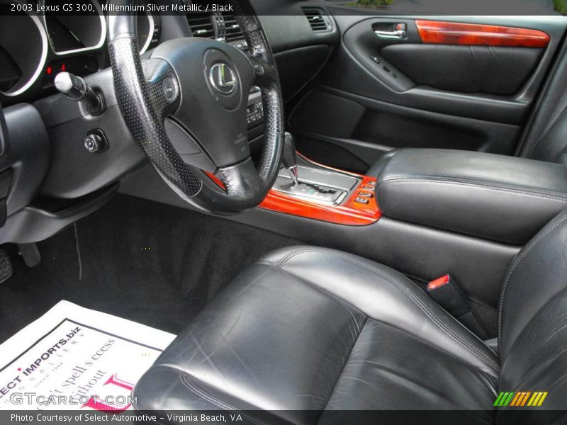 Millennium Silver Metallic / Black 2003 Lexus GS 300