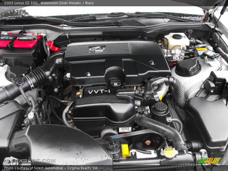 Millennium Silver Metallic / Black 2003 Lexus GS 300