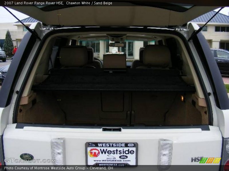 Chawton White / Sand Beige 2007 Land Rover Range Rover HSE