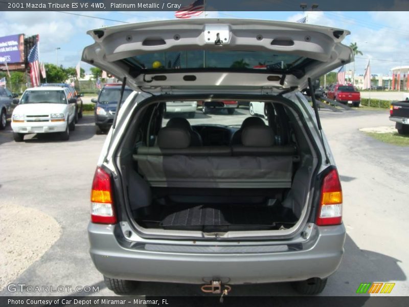 Platinum Metallic / Gray 2001 Mazda Tribute ES V6 4WD
