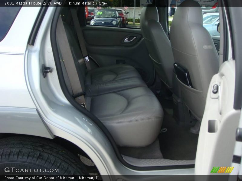 Platinum Metallic / Gray 2001 Mazda Tribute ES V6 4WD