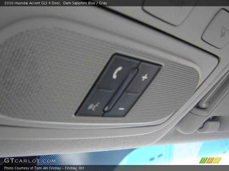 Dark Sapphire Blue / Gray 2010 Hyundai Accent GLS 4 Door