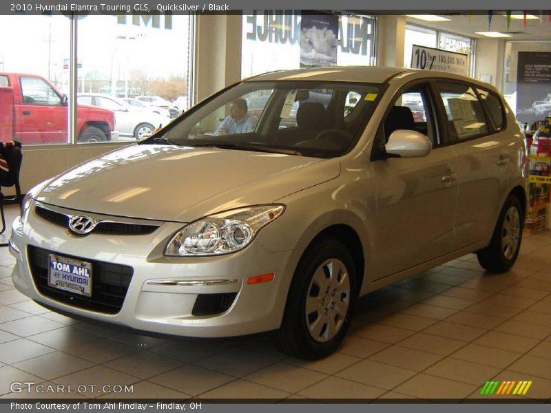Quicksilver / Black 2010 Hyundai Elantra Touring GLS