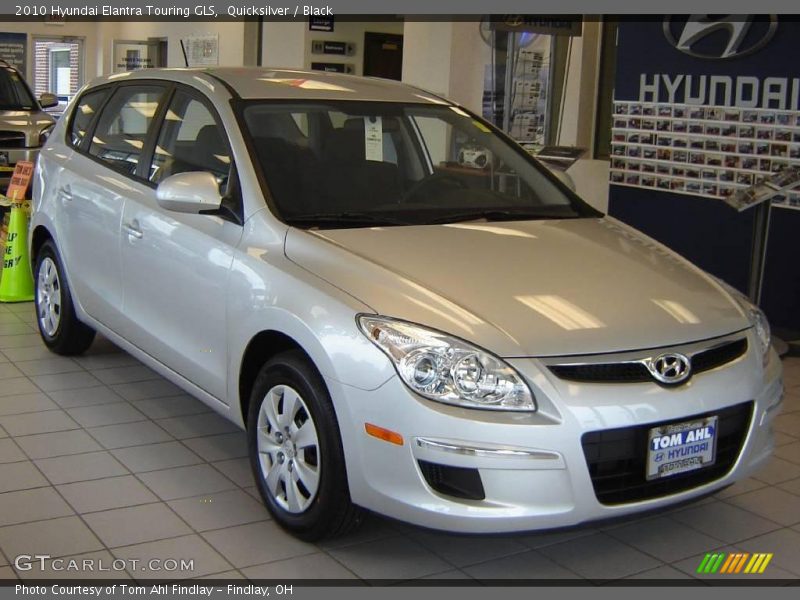 Quicksilver / Black 2010 Hyundai Elantra Touring GLS