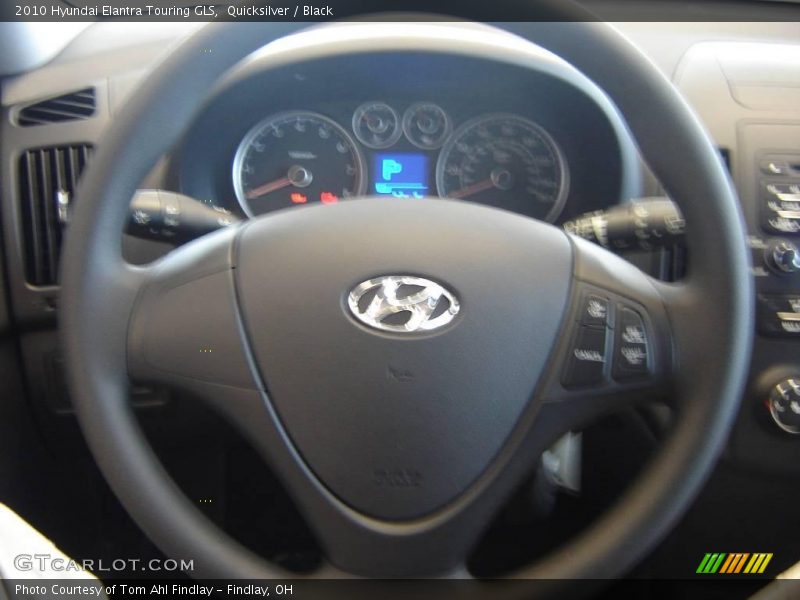 Quicksilver / Black 2010 Hyundai Elantra Touring GLS