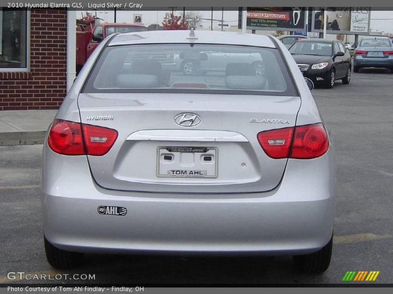 Liquid Silver / Gray 2010 Hyundai Elantra GLS