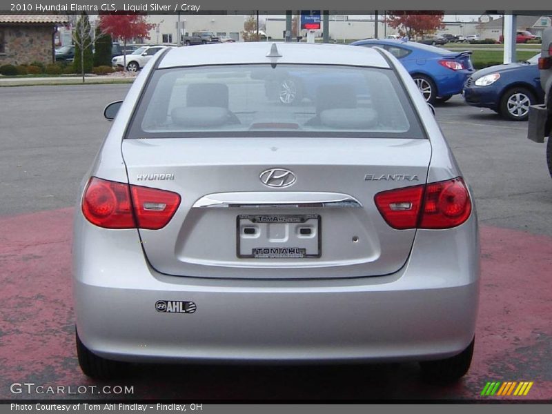 Liquid Silver / Gray 2010 Hyundai Elantra GLS