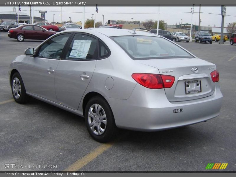 Liquid Silver / Gray 2010 Hyundai Elantra GLS