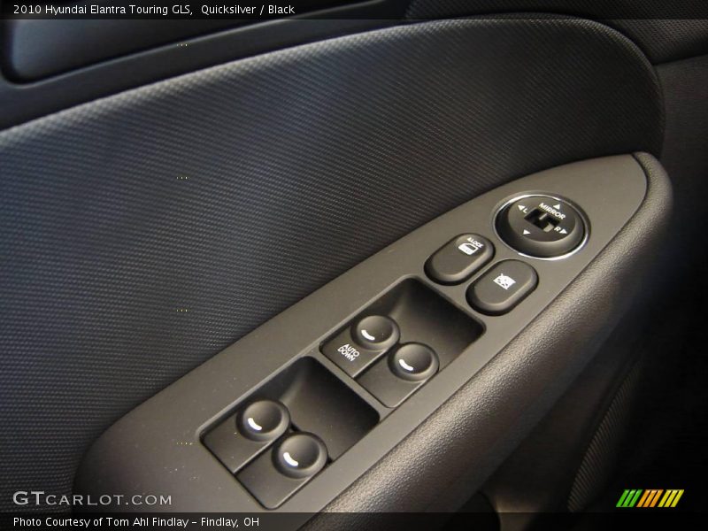 Quicksilver / Black 2010 Hyundai Elantra Touring GLS