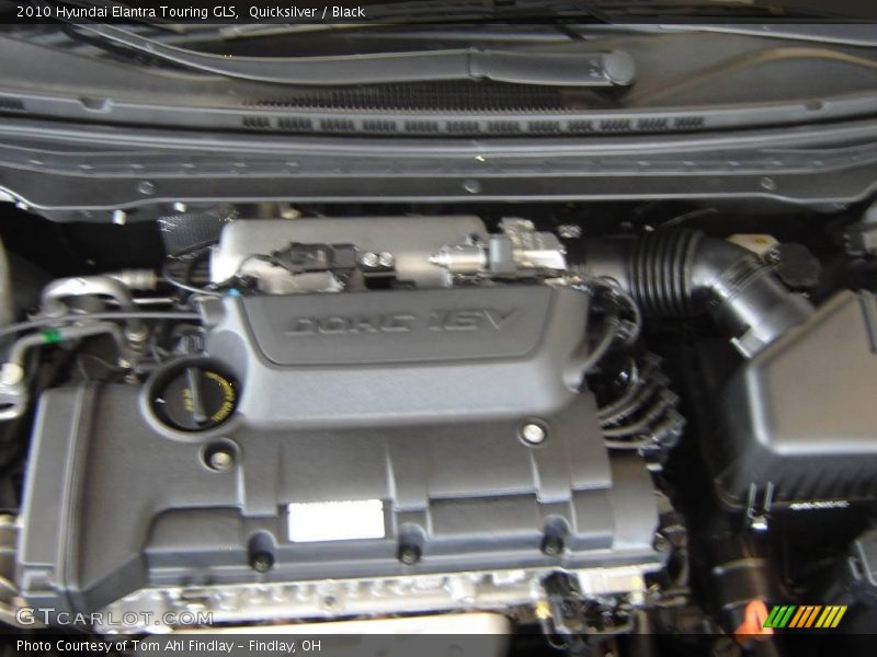 Quicksilver / Black 2010 Hyundai Elantra Touring GLS