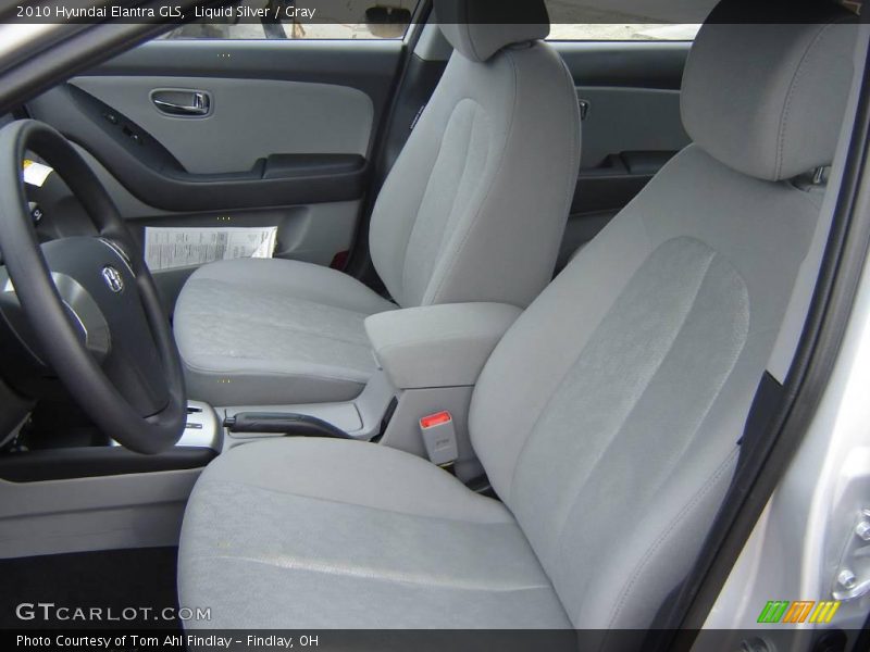 Liquid Silver / Gray 2010 Hyundai Elantra GLS