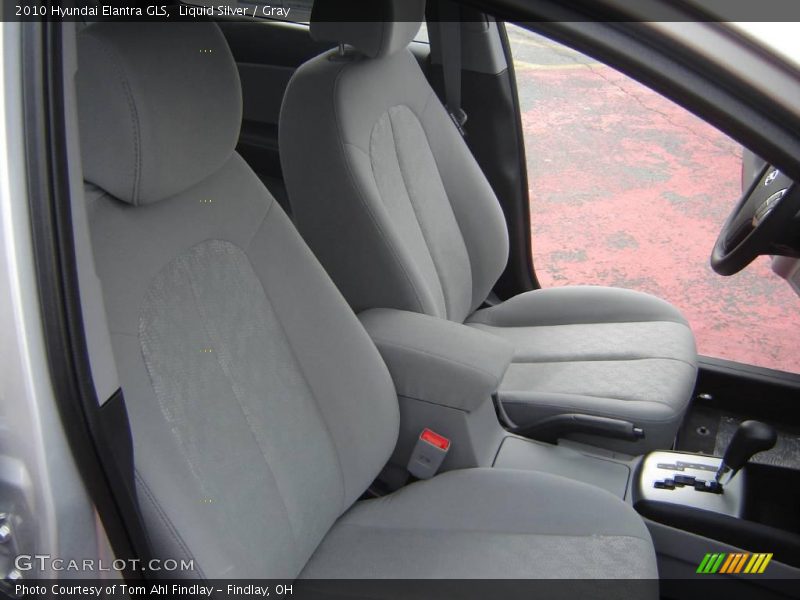 Liquid Silver / Gray 2010 Hyundai Elantra GLS
