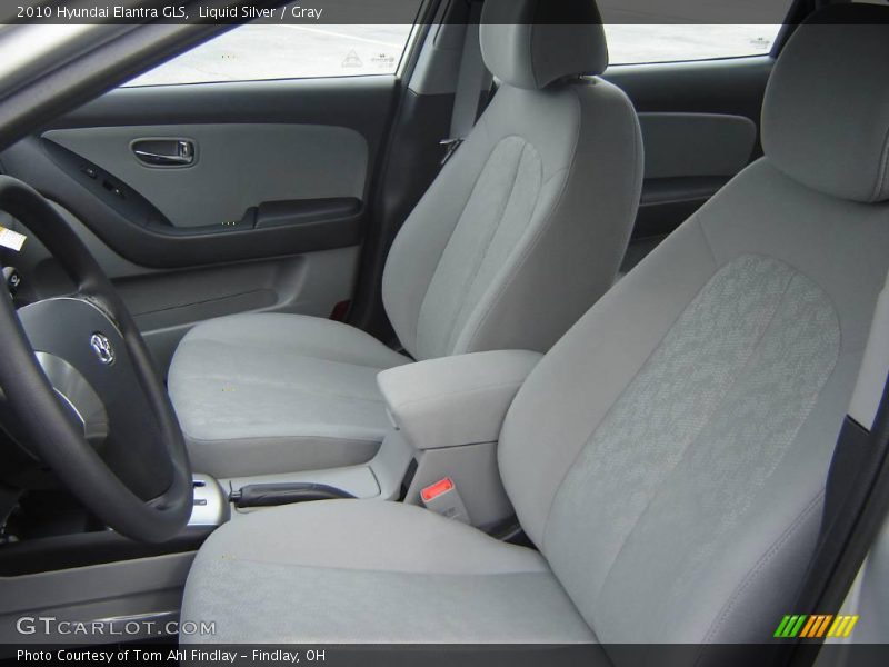 Liquid Silver / Gray 2010 Hyundai Elantra GLS