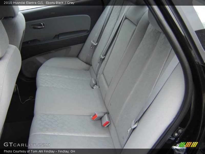 Ebony Black / Gray 2010 Hyundai Elantra GLS