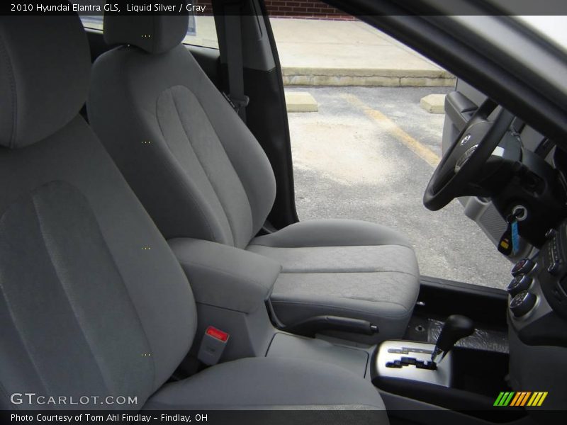 Liquid Silver / Gray 2010 Hyundai Elantra GLS