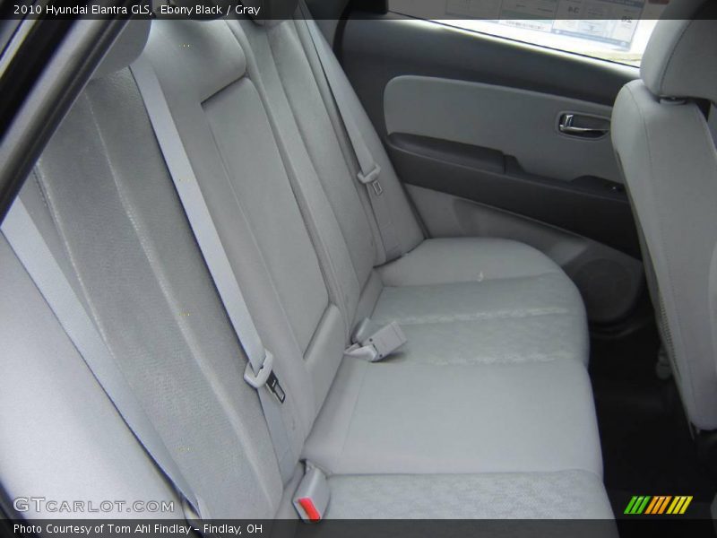 Ebony Black / Gray 2010 Hyundai Elantra GLS