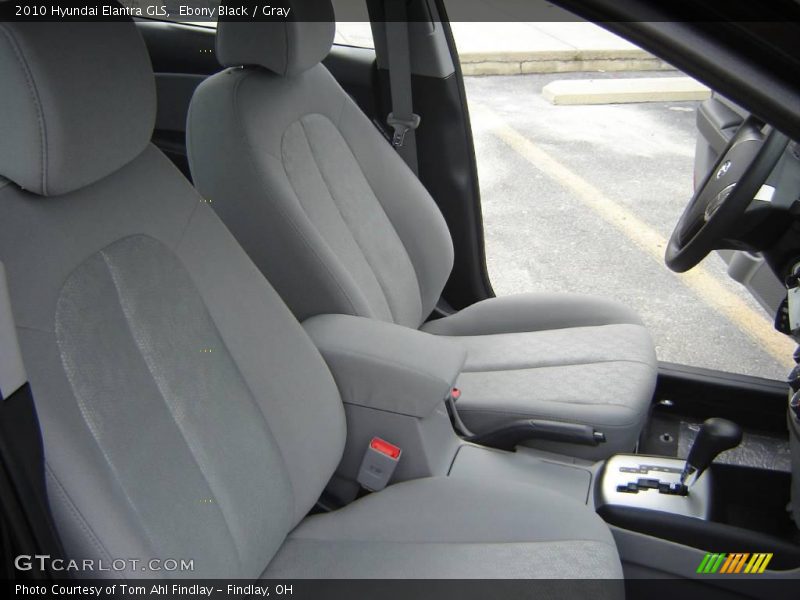 Ebony Black / Gray 2010 Hyundai Elantra GLS