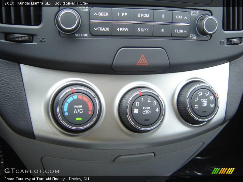 Liquid Silver / Gray 2010 Hyundai Elantra GLS