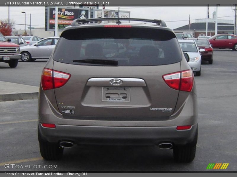 Driftwood Metallic / Beige 2010 Hyundai Veracruz GLS AWD