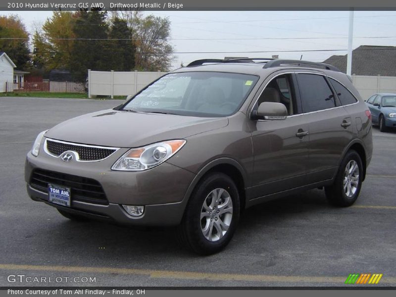 Driftwood Metallic / Beige 2010 Hyundai Veracruz GLS AWD