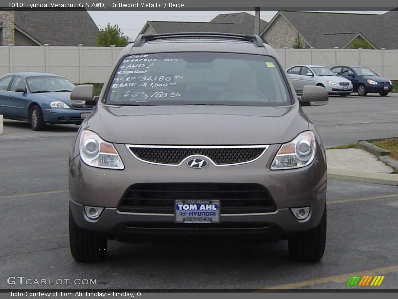 Driftwood Metallic / Beige 2010 Hyundai Veracruz GLS AWD
