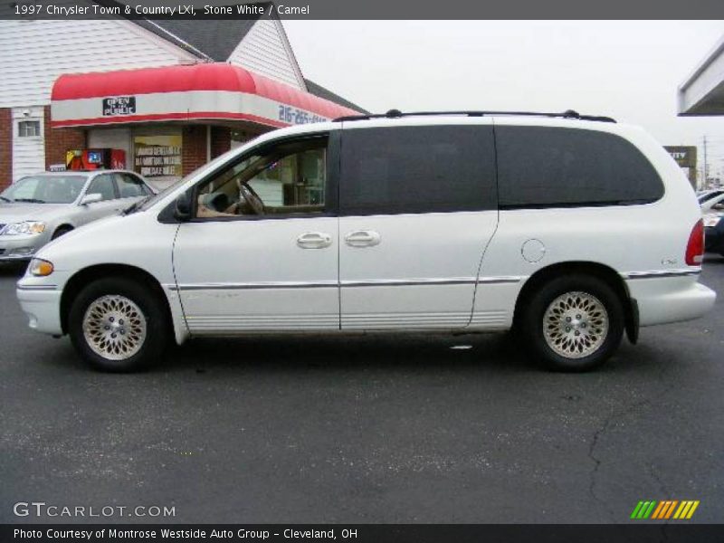 Stone White / Camel 1997 Chrysler Town & Country LXi