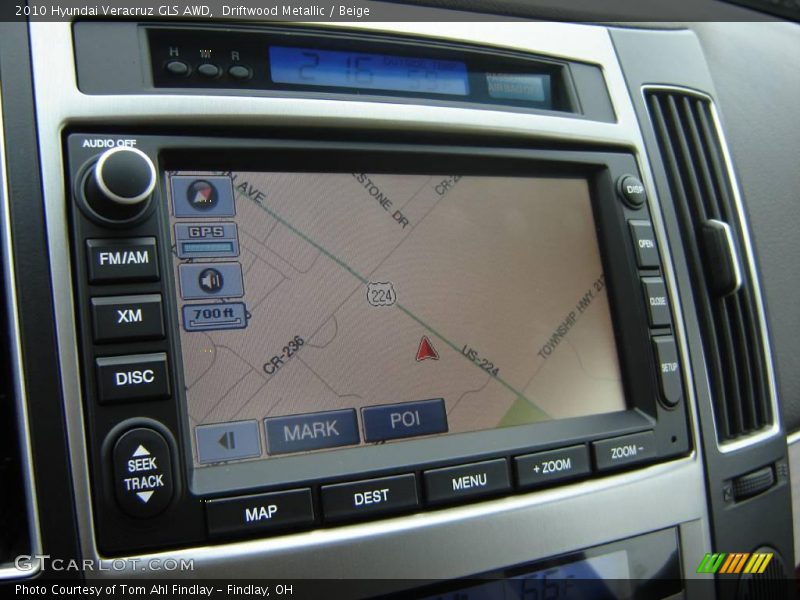 Driftwood Metallic / Beige 2010 Hyundai Veracruz GLS AWD