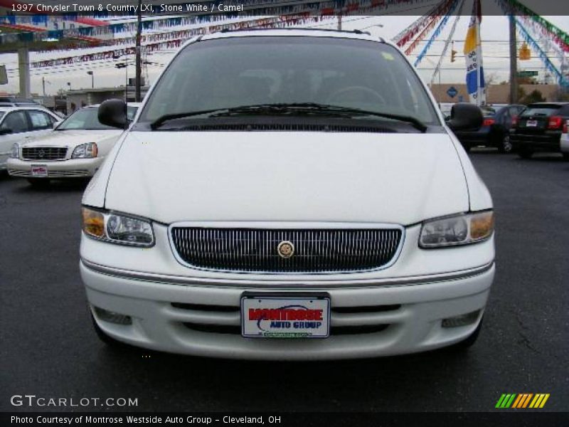 Stone White / Camel 1997 Chrysler Town & Country LXi