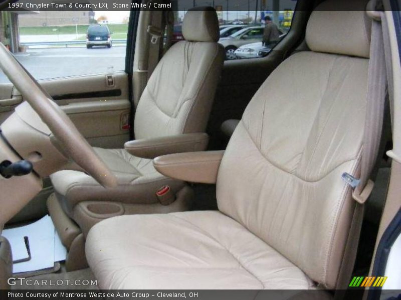 Stone White / Camel 1997 Chrysler Town & Country LXi