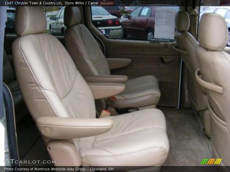 Stone White / Camel 1997 Chrysler Town & Country LXi