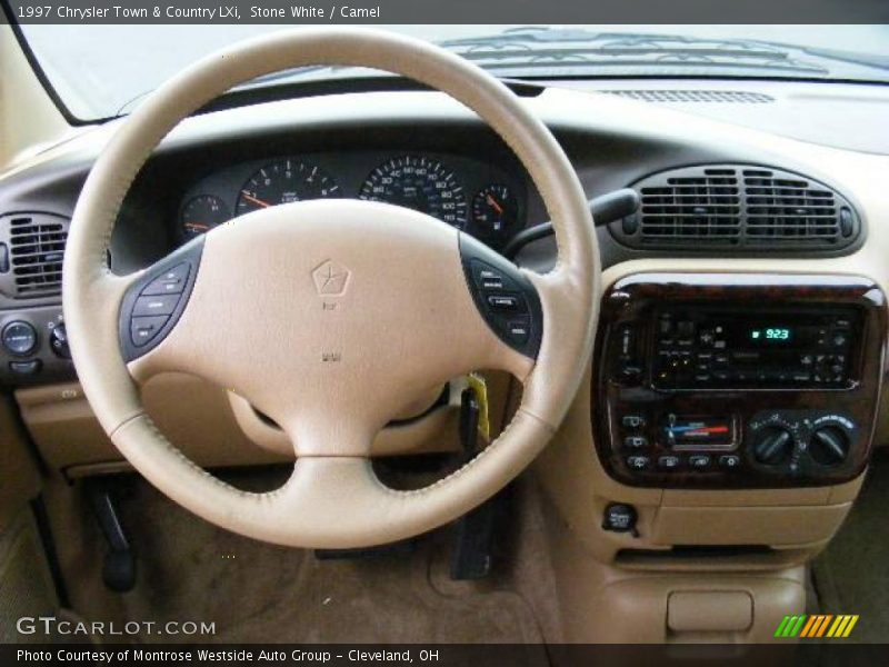 Stone White / Camel 1997 Chrysler Town & Country LXi