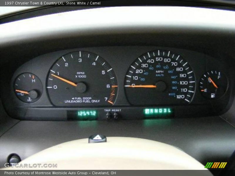 Stone White / Camel 1997 Chrysler Town & Country LXi