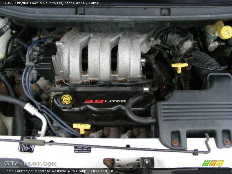 Stone White / Camel 1997 Chrysler Town & Country LXi