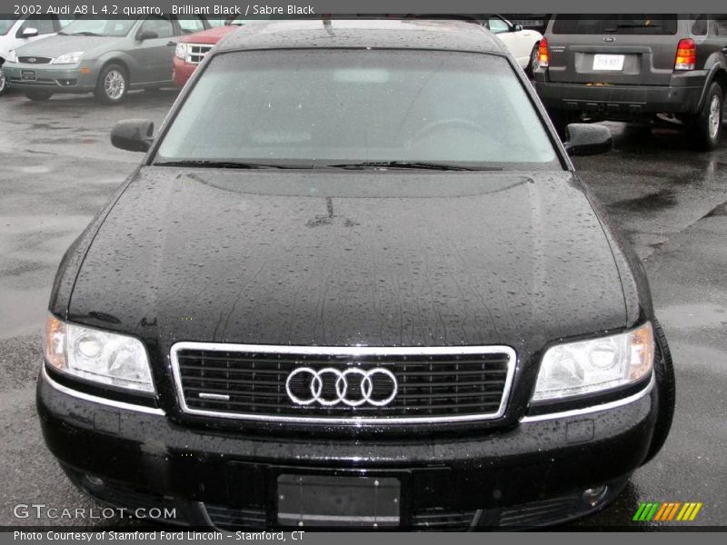 Brilliant Black / Sabre Black 2002 Audi A8 L 4.2 quattro